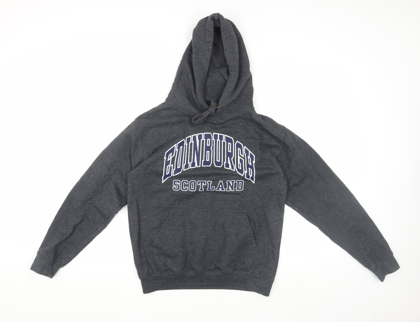 Grey Edinburgh Scotland Hoodie Men XS Pullover