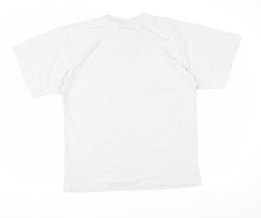 Purely Australian Men's Grey Graphic Print T-Shirt M