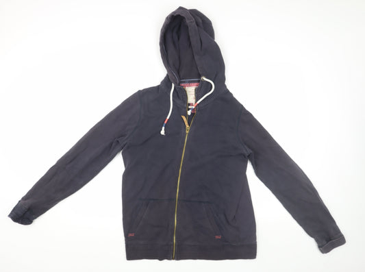 Fat Face Women's Blue Regular Fit Hooded Jacket