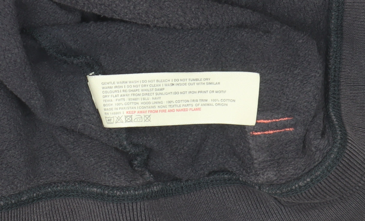 Fat Face Women's Blue Regular Fit Hooded Jacket