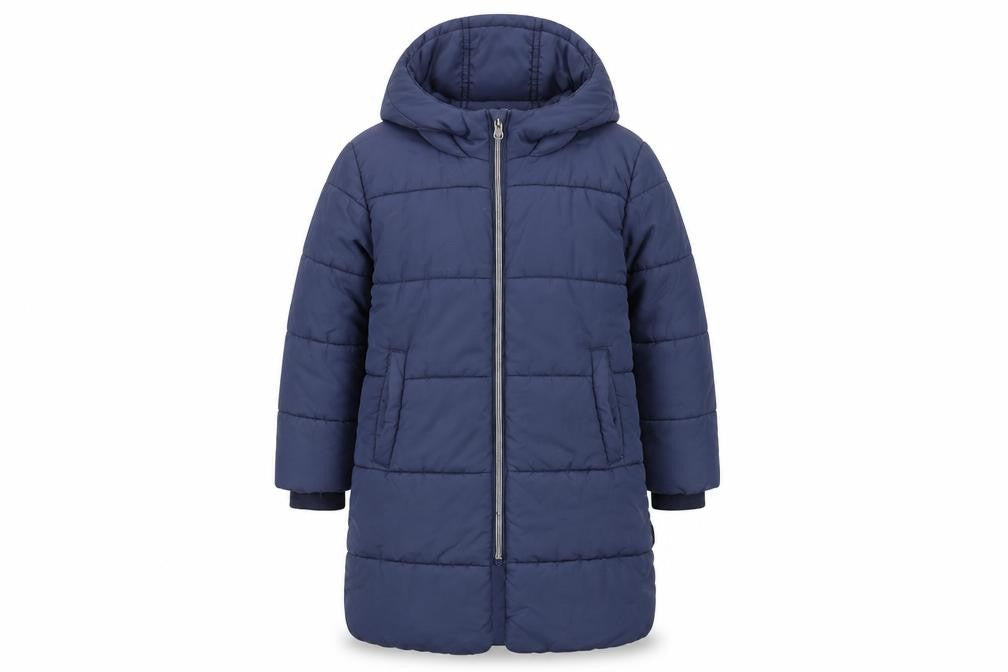 John Lewis Boys Blue Puffer Jacket 5 Years Hooded Winter Coat