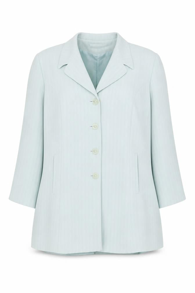 Gold by Michael H Women's Blue Blazer Size 18