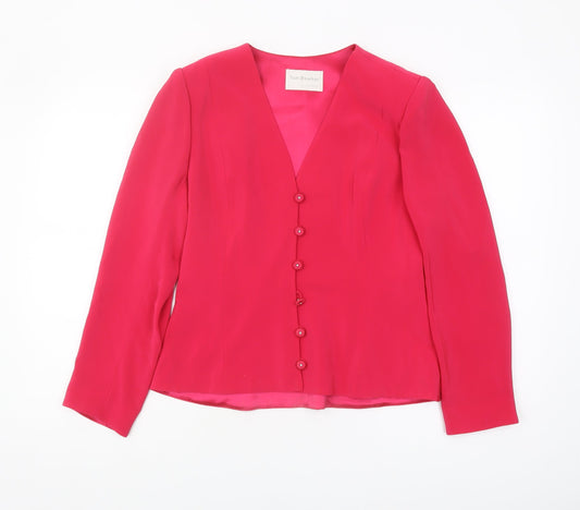 Tom Bowker Women's Pink Suit Jacket Size 12