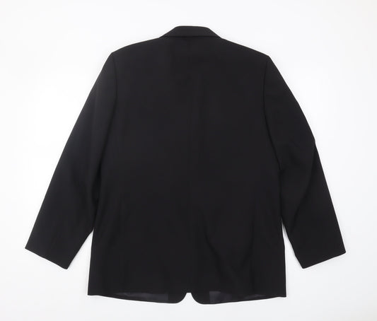 First Avenue Women's Black Blazer Size 16 Regular