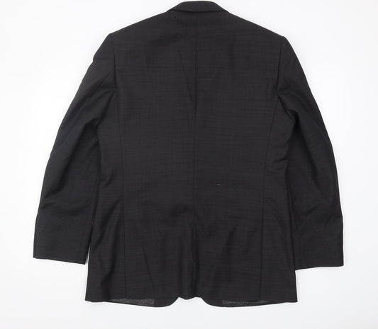 Jasper Conran Men's Black Blazer, Size 40, Regular Fit