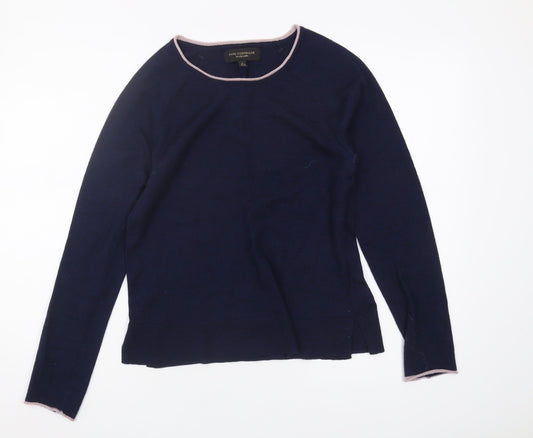 Paul Costelloe Women's Blue Pullover Jumper Size 12