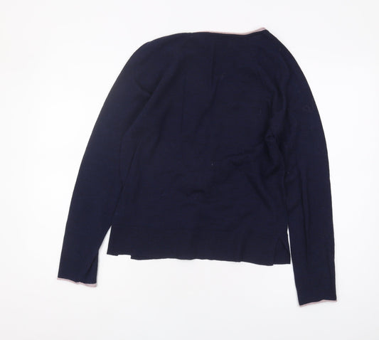 Paul Costelloe Women's Blue Pullover Jumper Size 12