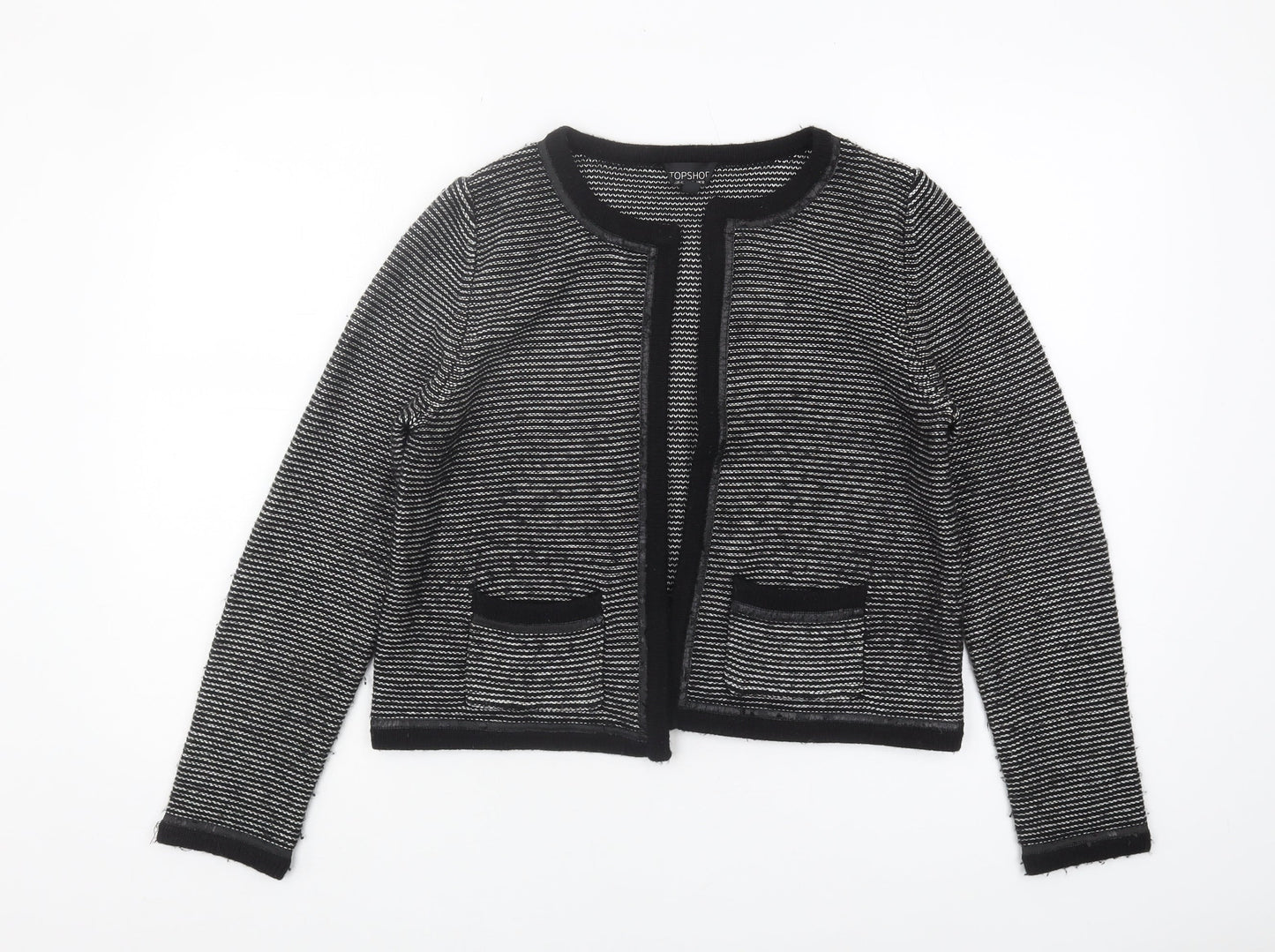 Topshop Women's Black Cardigan Size 12