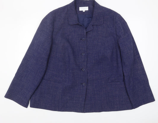 Cotswold Collections Women's Blue Suit Jacket Size 22