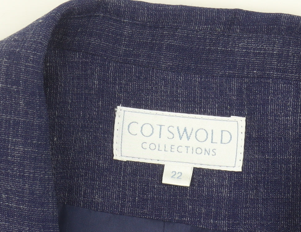 Cotswold Collections Women's Blue Suit Jacket Size 22