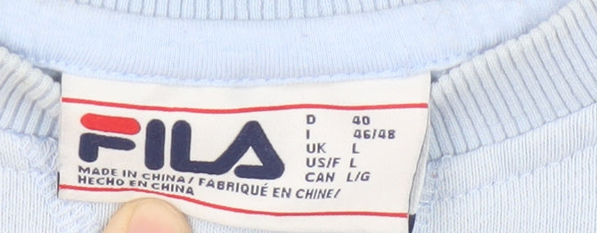 Fila Unisex Blue Pullover Sweatshirt Size 12