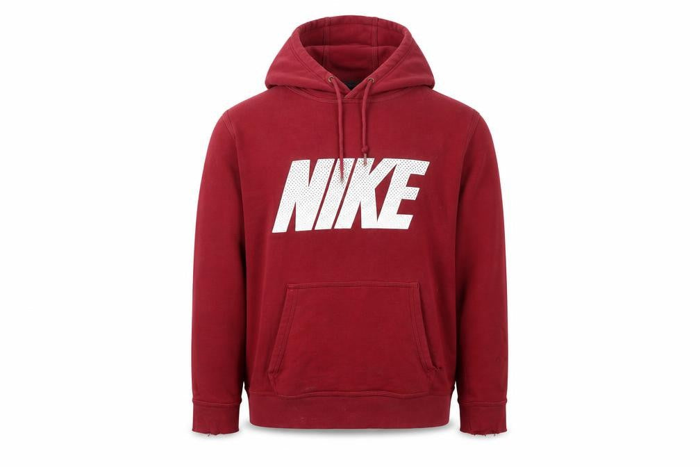 Mens UK S Regular Nike Red Pullover Hoodie