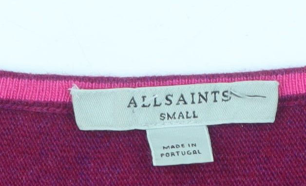 AllSaints Women's Multicoloured Pullover Jumper, Size S