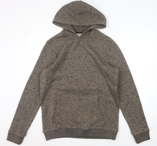 Mountain Warehouse Men's Brown Pullover Hoodie M