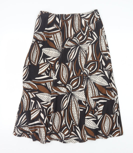 Windsmoor Women's Floral Skirt, Brown, Size 16