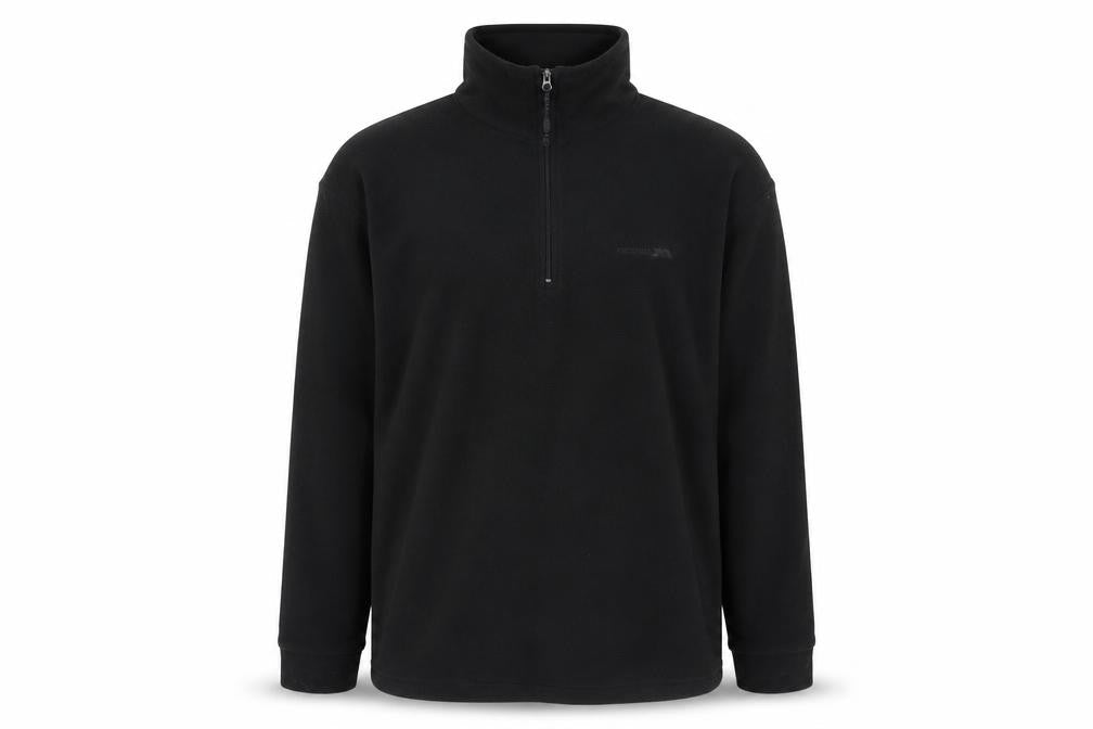 Mens UK M Regular Trespass Black Pullover Sweatshirt