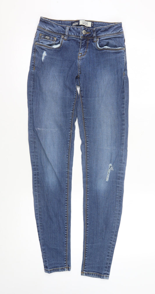 SuperDry Men's Blue Skinny Jeans Size 26