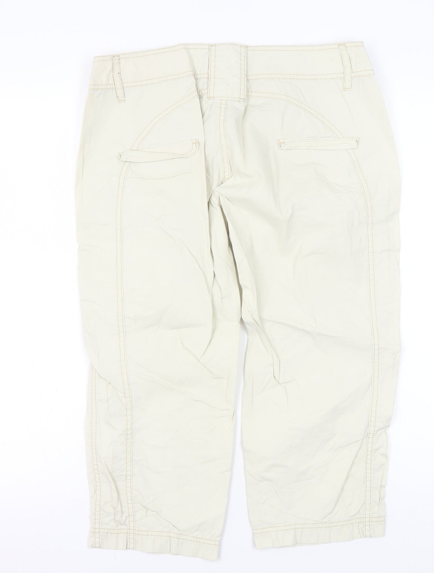Firetrap Women's Beige Cargo Trousers, Size 8 Casual Style