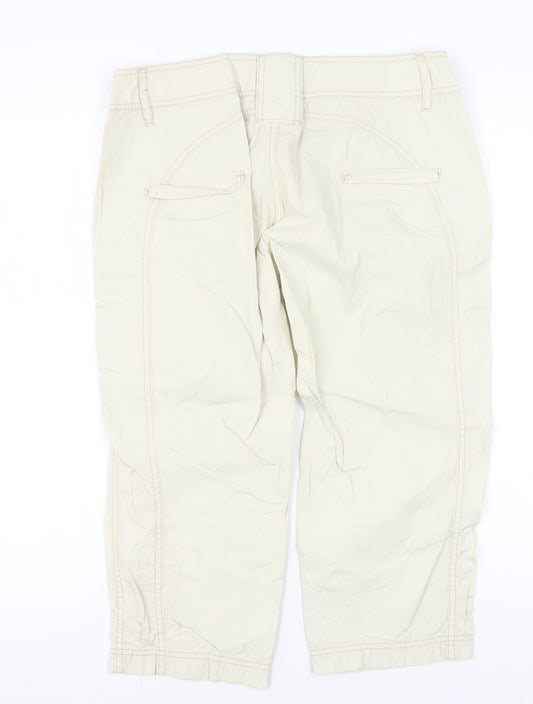 Firetrap Women's Beige Cargo Trousers, Size 8 Casual Style