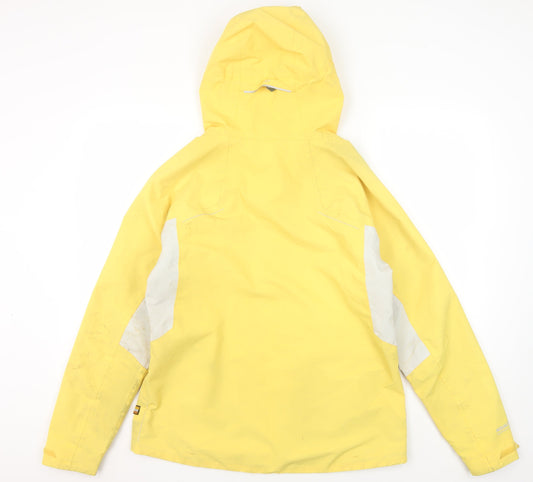 Craghoppers Women's Yellow Waterproof Jacket Size 12