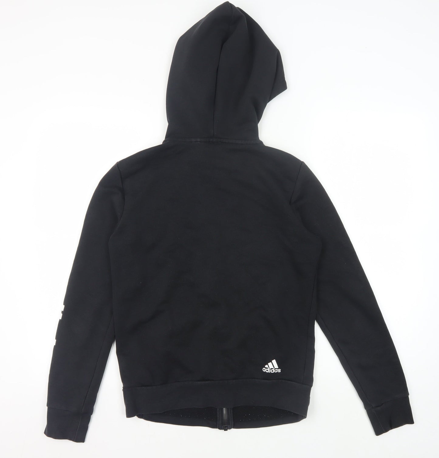Adidas Women's Black Full Zip Hoodie Size 10