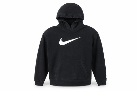 Mens UK M Regular Nike Black Pullover Hoodie