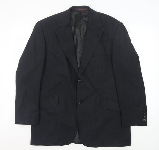 Jeff Banks Men's Black Blazer Jacket Size 42 Short