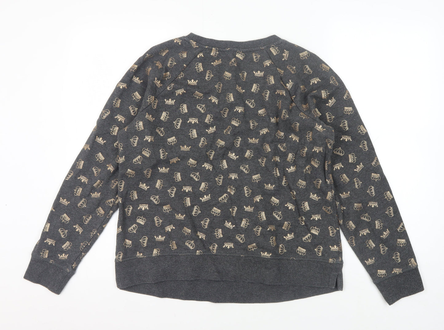 Boden Women's Grey Cotton Sweatshirt M Casual