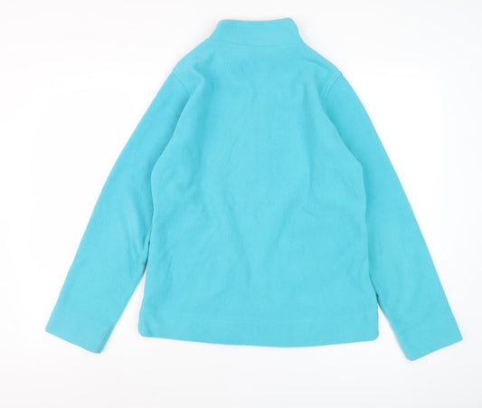 EWM Women's Blue Fleece Jacket Size S - Full Zip Casual