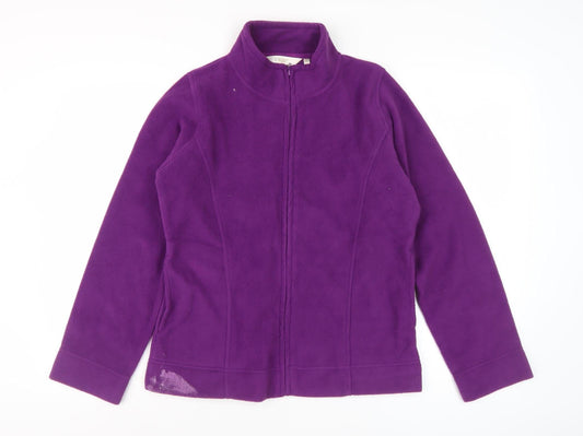 EWM Women's Purple Fleece Jacket S Casual