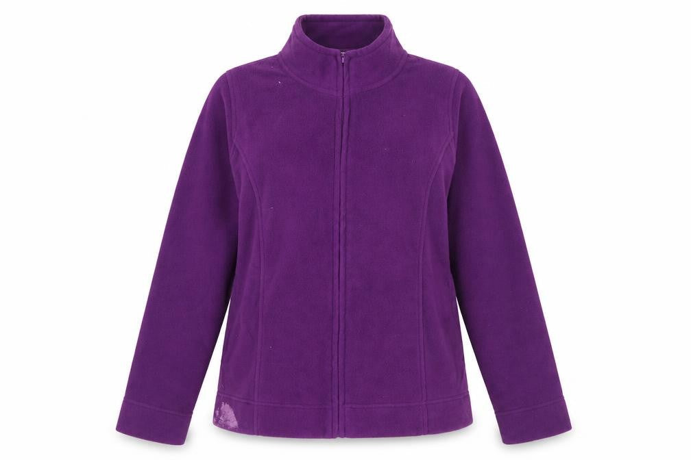 EWM Women's Purple Fleece Jacket S Casual