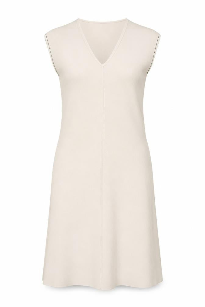 Charli Women's Ivory Sleeveless Midi Shift Dress