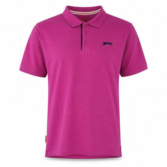Slazenger Men's Pink Polo Shirt Size M