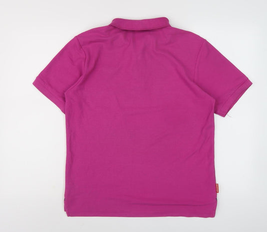 Slazenger Men's Pink Polo Shirt Size M