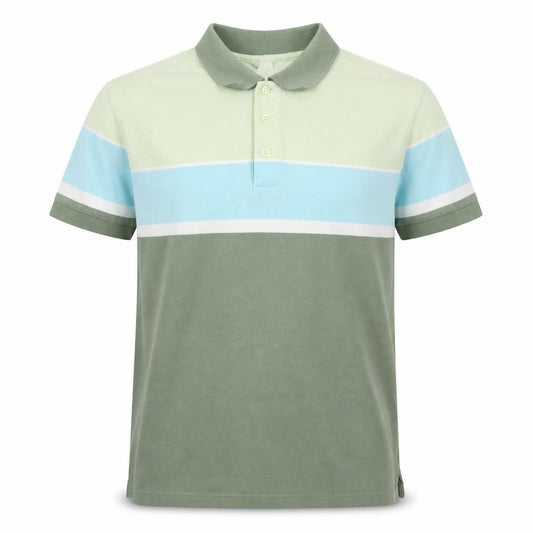 Damart Men's Multicoloured Colourblock Polo