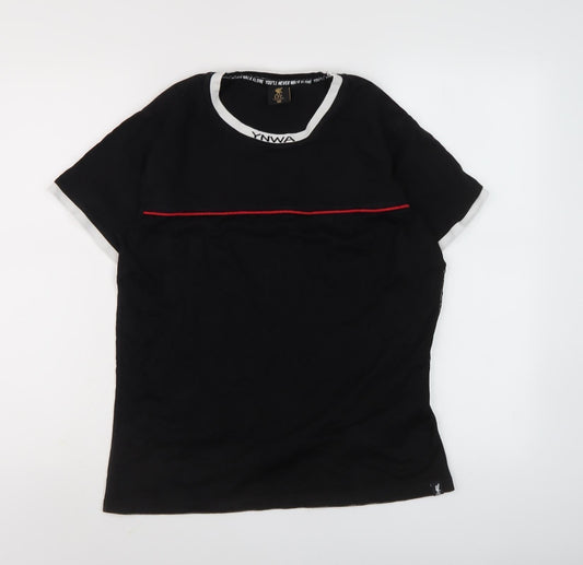 LFC Unisex Black T-Shirt, Crew Neck - Size 10