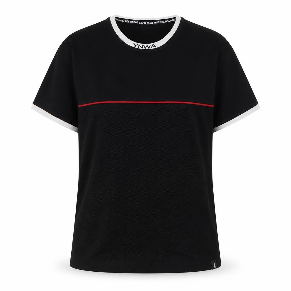 Unisex Adultss UK Size 10 LFC Black  T-Shirt