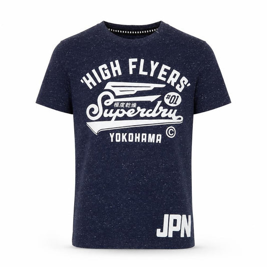 Mens UK Size S Superdry Blue  Cotton T-Shirt