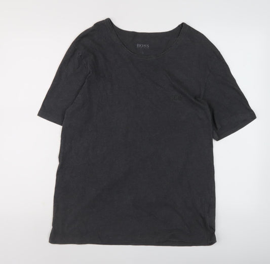Hugo Boss Men's Black Crew Neck T-Shirt L
