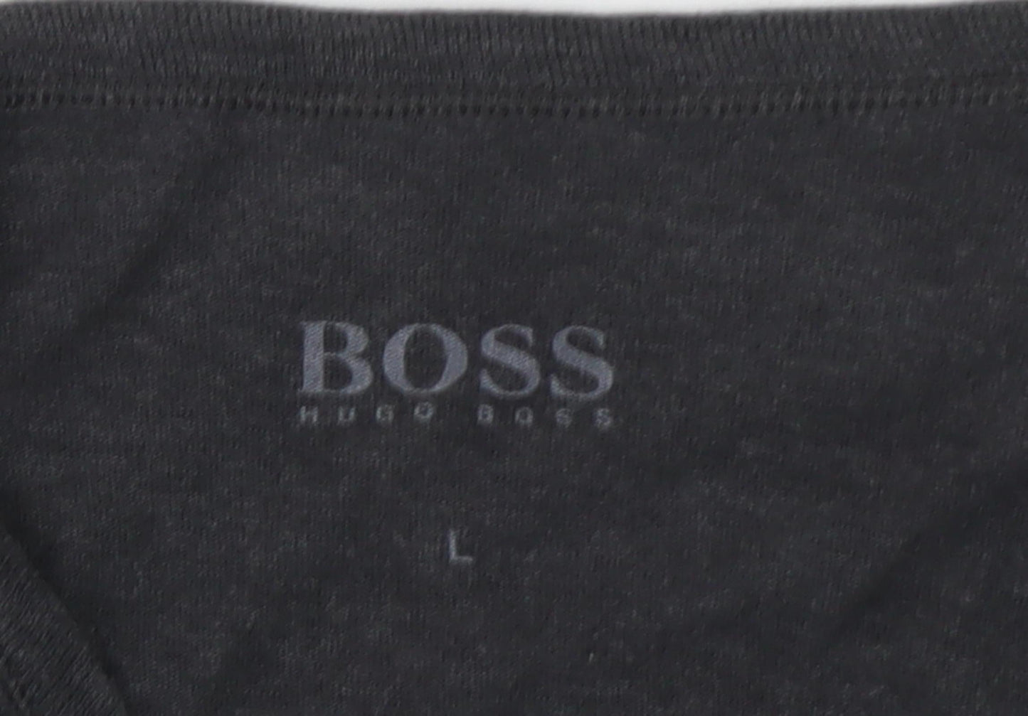 Hugo Boss Men's Black Crew Neck T-Shirt L