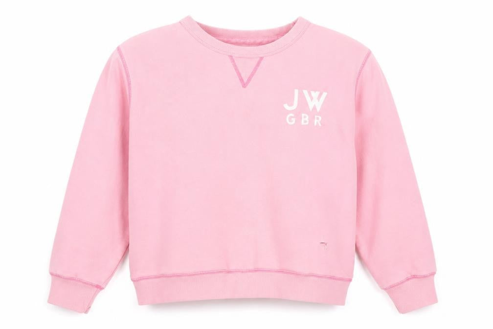 Womens UK 12 Regular Jack Wills Pink Pullover Sweatshirt