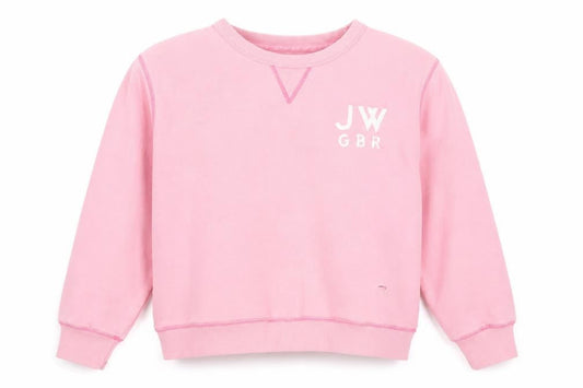 Womens UK 12 Regular Jack Wills Pink Pullover Sweatshirt