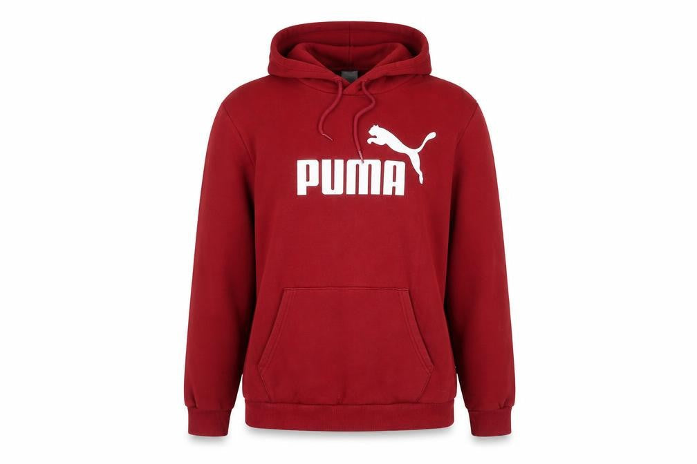 Unisex Adults UK 12 Regular PUMA Red Pullover Hoodie