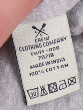 Crew Clothing Women's White Stripe Full Zip Hoodie Size 12