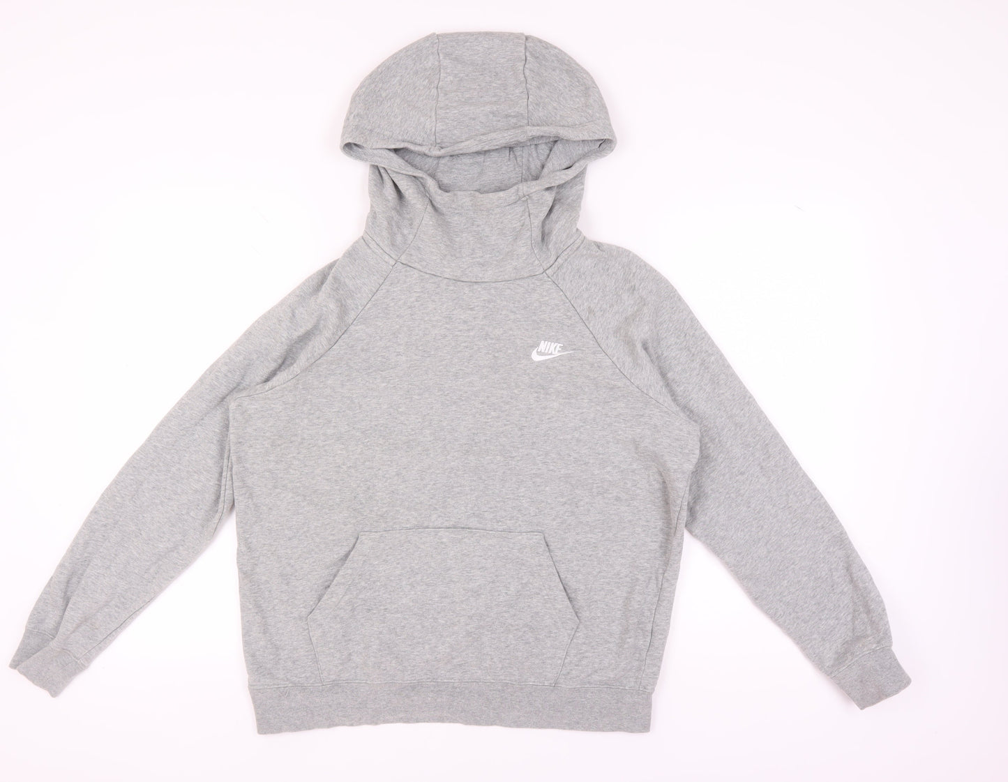 Nike Grey Unisex Hoodie L Lightweight Casual