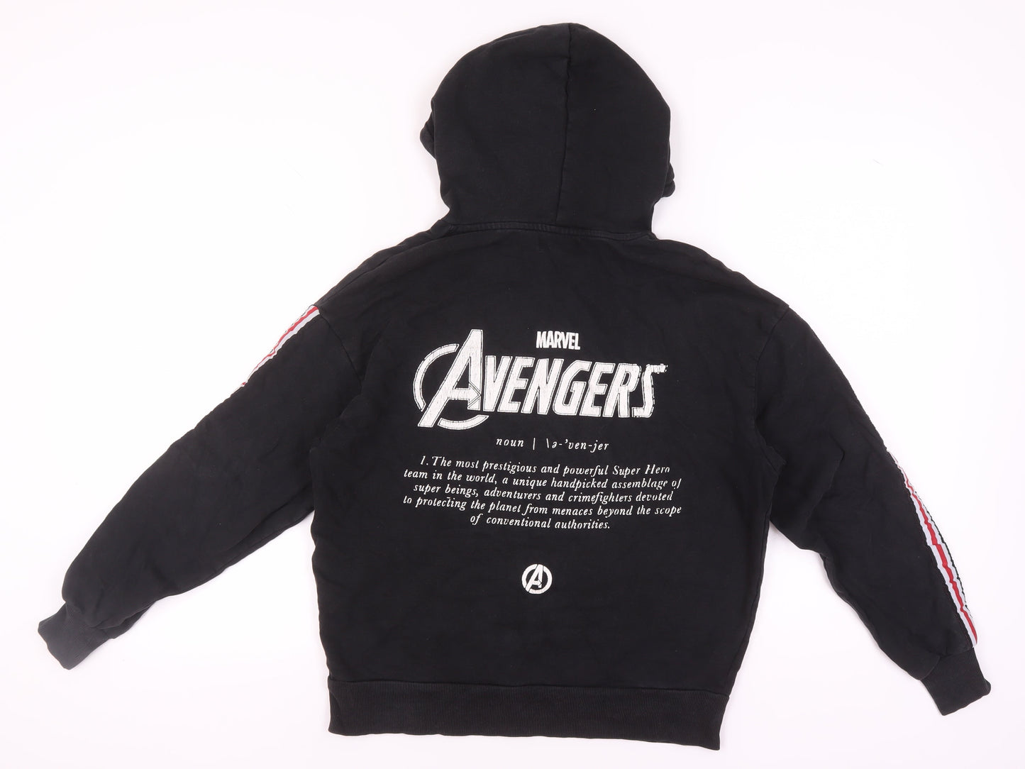 Marvel Avengers Black XS Comic Hoodie Unisex Adults