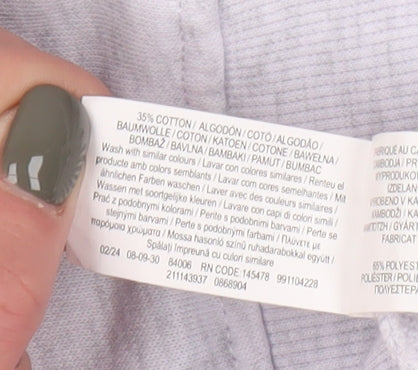 Disney Women’s Grey Stitch Sweatshirt M Pullover