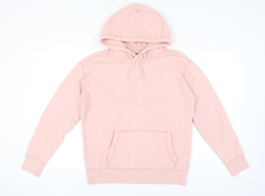 Hollister Co. Women's Pink Pullover Hoodie M