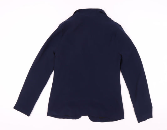 New Look Women's Blue Blazer Size 10 Regular Fit