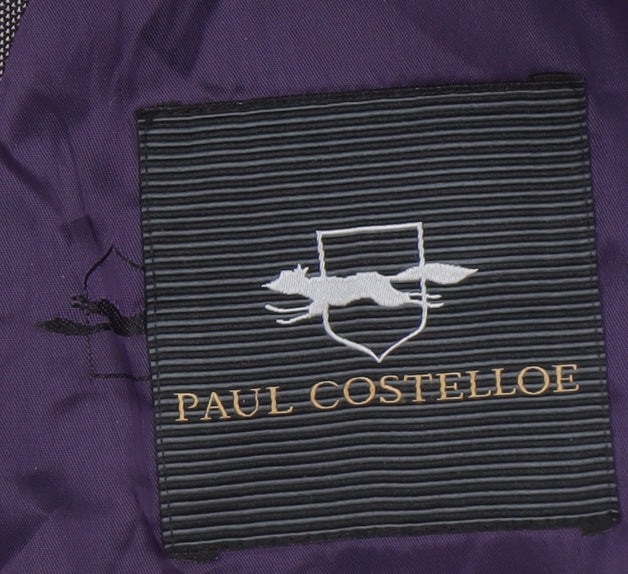 Paul Costelloe Men's Grey Blazer Size 44 Regular Fit